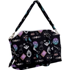 Pastel Goth Witch Canvas Crossbody Bag by NerdySparkleGoth