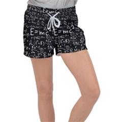 Science-albert-einstein-formula-mathematics-physics-special-relativity Velour Lounge Shorts by Sudhe