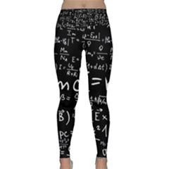 Science-albert-einstein-formula-mathematics-physics-special-relativity Lightweight Velour Classic Yoga Leggings by Sudhe