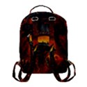 Dragon Fire Fantasy Art Flap Pocket Backpack (Small) View3