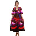 Science-fiction-cover-adventure Kimono Sleeve Boho Dress View1