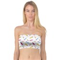 Multicolored Pencils And Erasers Bandeau Top View1