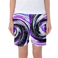 Canvas-acrylic-digital-design Women s Basketball Shorts by Amaryn4rt