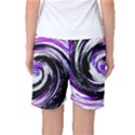 Canvas-acrylic-digital-design Women s Basketball Shorts View2