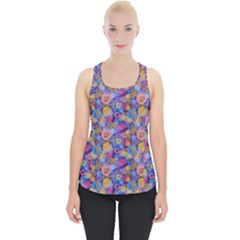 Multicolored Circles And Spots Piece Up Tank Top by SychEva