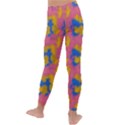 Abstract Painting Kids  Lightweight Velour Leggings View4