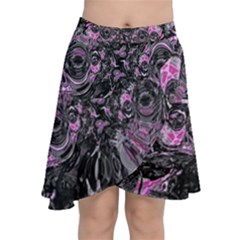 Punk Cyclone Chiffon Wrap Front Skirt by MRNStudios