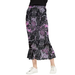 Punk Cyclone Maxi Fishtail Chiffon Skirt by MRNStudios