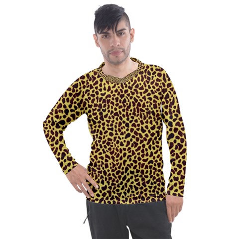 Fur-leopard 2 Men s Pique Long Sleeve Tee by skindeep