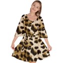 Leopard-print 2 Velour Kimono Dress View1