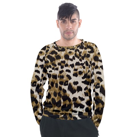 Leopard-print 2 Men s Long Sleeve Raglan Tee by skindeep