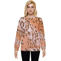 Leopard-knitted Hidden Pocket Sweatshirt by skindeep