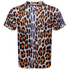 Fur-leopard 5 Men s Cotton Tee by skindeep