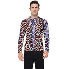 Fur-leopard 5 Men s Long Sleeve Rash Guard by skindeep