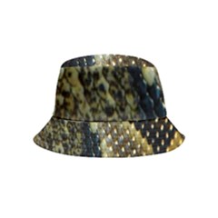 Leatherette Snake 2 Inside Out Bucket Hat (kids) by skindeep