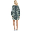 Snake Skin-29 Alt Tiered Long Sleeve Mini Dress View2