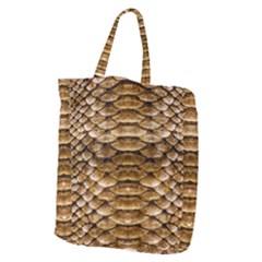 Reptile Skin Pattern 11 Giant Grocery Tote by skindeep