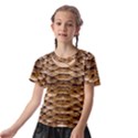 Reptile Skin Pattern 11 Kids  Front Cut Tee View2