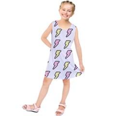 Pattern Cute Flash Design Kids  Tunic Dress by brightlightarts