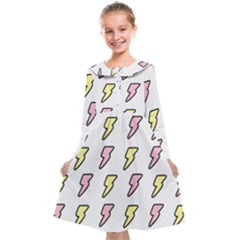 Pattern Cute Flash Design Kids  Midi Sailor Dress by brightlightarts