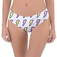 Pattern Cute Flash Design Reversible Classic Bikini Bottoms by brightlightarts