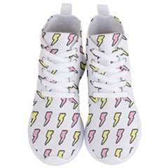 Pattern Cute Flash Design Women s Lightweight High Top Sneakers by brightlightarts