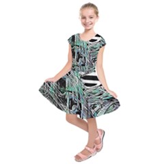 Robotic Endocrine System Kids  Short Sleeve Dress by MRNStudios