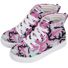 Pink Puma Camouflage s Kids  Hi-top Skate Sneakers by Infinities