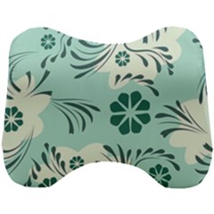 Folk Flowers Pattern  Head Support Cushion by Eskimos