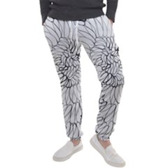 Mono Swirls Men s Jogger Sweatpants by kaleidomarblingart