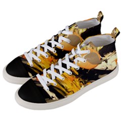 Before The Easter-1-1 Men s Mid-top Canvas Sneakers by bestdesignintheworld