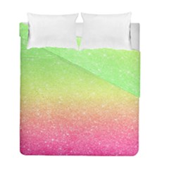 Ombre Glitter  Duvet Cover Double Side (full/ Double Size) by Colorfulart23