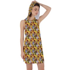 Dindollyellow Racer Back Hoodie Dress by snowwhitegirl