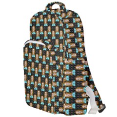 Girl Black Double Compartment Backpack by snowwhitegirl