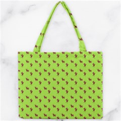 Kawaii Cute Deer Green Mini Tote Bag by snowwhitegirl