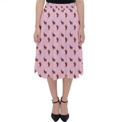 Kawaii Cute Deer Pink Classic Midi Skirt by snowwhitegirl