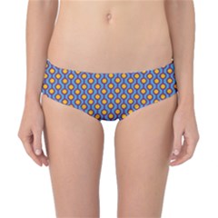 Yellow Circles On A Purple Background Classic Bikini Bottoms by SychEva