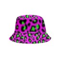 Pink and green leopard spots pattern Inside Out Bucket Hat (Kids) View5