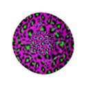 Pink and green leopard spots pattern Inside Out Bucket Hat (Kids) View6