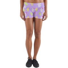 My Adventure Pastel Yoga Shorts by thePastelAbomination