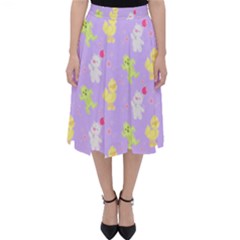 My Adventure Pastel Classic Midi Skirt by thePastelAbomination