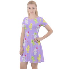 My Adventure Pastel Cap Sleeve Velour Dress  by thePastelAbomination