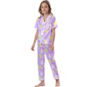 My Adventure Pastel Kids  Satin Short Sleeve Pajamas Set View1