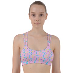 Arcade Dreams Pink Line Them Up Sports Bra by thePastelAbomination