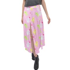 Pastel Adventure Velour Split Maxi Skirt by thePastelAbomination