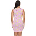 Pastel Adventure Draped Bodycon Dress View4