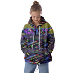 Unadjusted Tv Screen Kids  Oversized Hoodie by MRNStudios