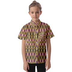 Digital Illusion Kids  Short Sleeve Shirt by Sparkle