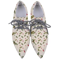 Spruce And Pine Branches Pointed Oxford Shoes by SychEva