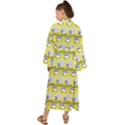 Cartoon Pattern Maxi Kimono View2